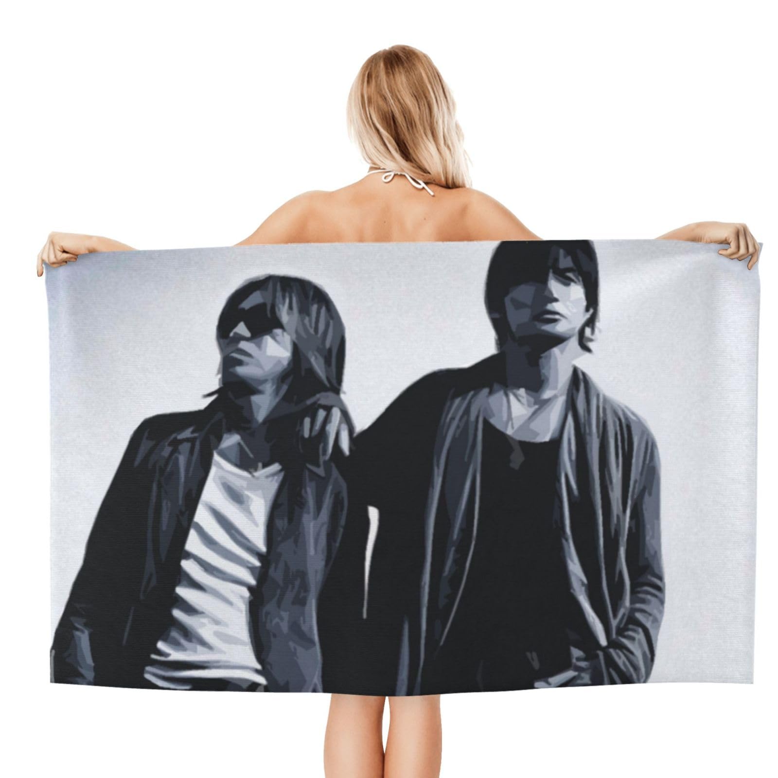 Amazon｜人気 B'Z ロックバンド (1) マイクロファイバー バスタオル